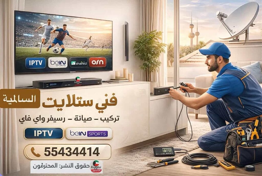 فني ستلايت محترف في السالمية لتركيب وصيانة الستلايت والرسيفرات بجودة عالية